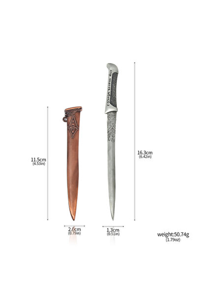 Choice K00851 Movie DUNE Dune Crystal Tooth Dagger Keychain Sand Worm Paul At...