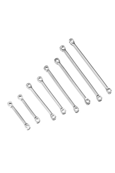 Choice Length 20mm Steel Color 20pcs No Fade 15-30mm Gold Color Stainless Ste...