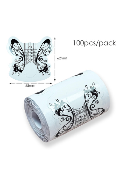 Choice 100pcs tips D 50/100pcs Nail Forms for Extension French Nail Form Tips...
