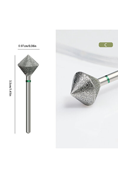 Choice C Diamond Nail Drill Bits Milling Cutter For Manicure Rotary Burr Elec...