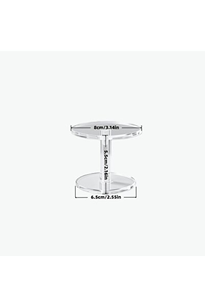 Choice حامل عرض أكريليك متعدد الأنماط، مقاس صغير، يُستخدم لعرض المجوهرات والم...