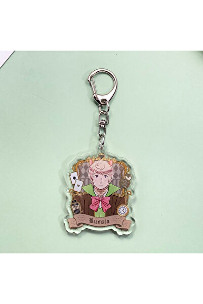 Miniso 5 cm 7 Anime Characters Hetalia Acrylic Car Keychain Accessories Trend...