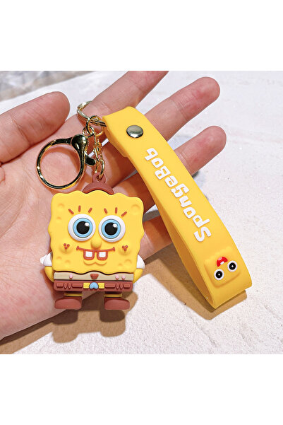 Choice سلسلة مفاتيح أنمي سبونج بوب سكوير بانتس، باتريك ستار، كاواي، مصنوعة من...