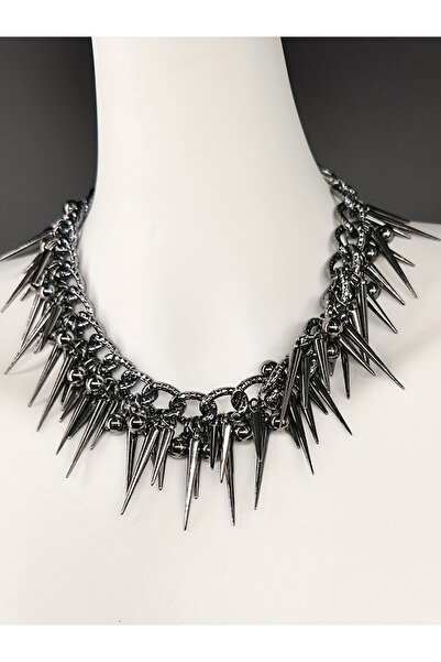 Choice قلادة ستايل 1 بتصميم بانك، مستوحاة من موضة الألفية الجديدة، مزينة بمسا...