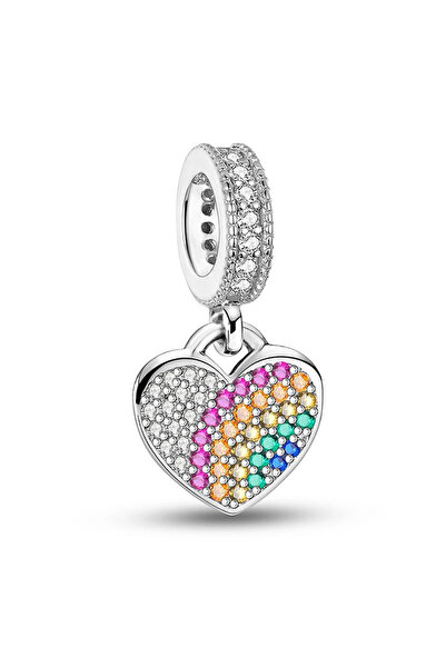 Choice16 TCE0697B14 خرزات على شكل قلب من الفضة الإسترليني عيار 925، مناسبة لص...