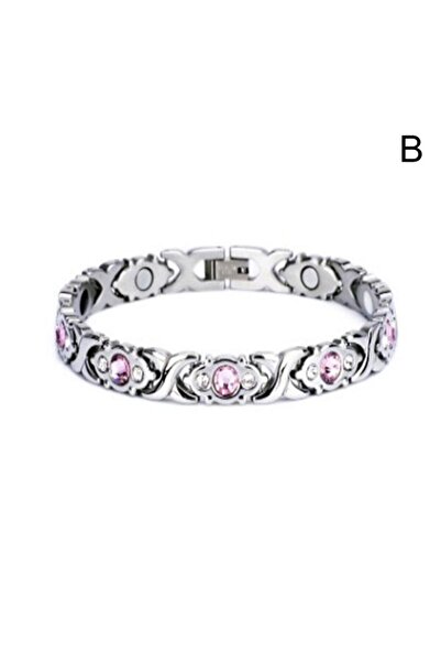 Choice B Adjustable Length Magnetic Bracelet for Women Fashion Magnet Energy ...