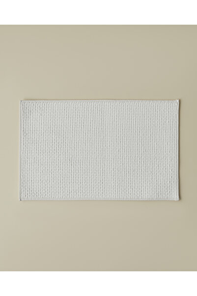 English Home Waffle Weave Bath Mat 50X80 cm White