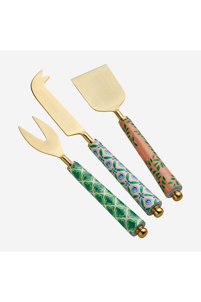 CHIARA ALESSI Altın Paslanmaz Çelik Servis Seti