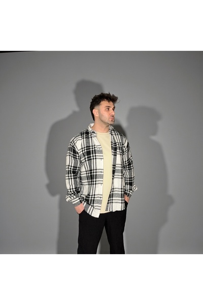 Yeblin Lumberjack Shirt Black White