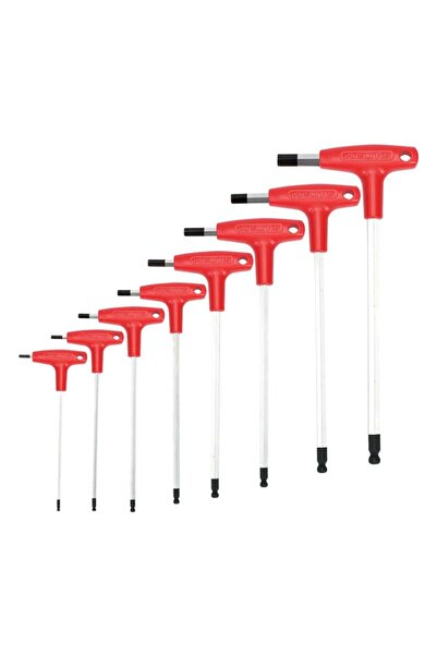 İzeltaş IZELTAS T Saplı Allen Anahtar Takımı Topbaş 8 Parça