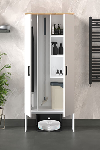 Fly Mobilya LUKE TEMİZLİK SETİ VE ÜTÜ DOLABI