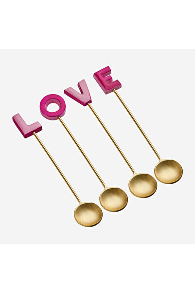 CHIARA ALESSI Altın Pirinç Kaşık Seti