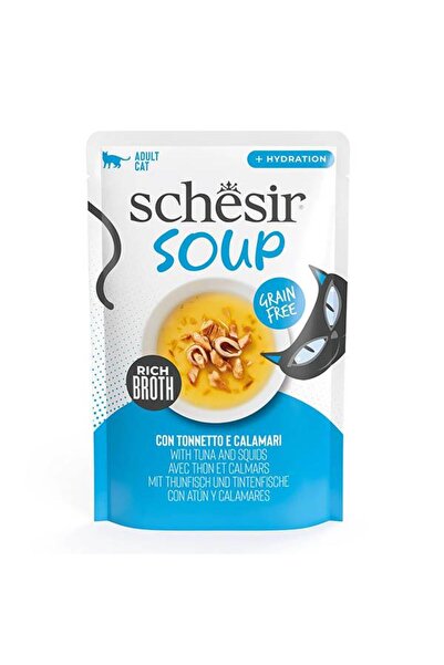 Schesir Ton Balıklı ve Kalamarlı Kedi Çorbası 40gr