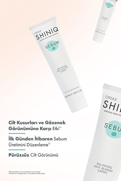 SHINIQ كريم العناية المضاد للبثور وموازنة الدهون 40 مل