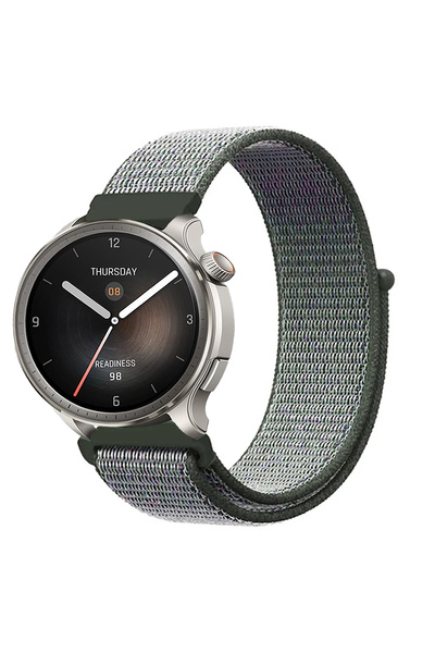 Tagomoon Amazfit Balance ile Uyumlu Kordon Cırt Cırtlı Spor Kumaş Kayış