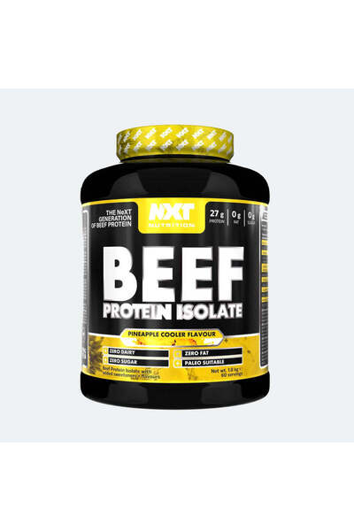 Nxt بروتين لحم بقري معزول - بنكهة الأناناس المنعشة، 60 حصة، 1.8 كجم