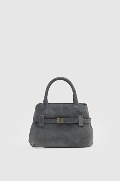 OGGO Suvea Suede Genuine Leather Crossbody Bag