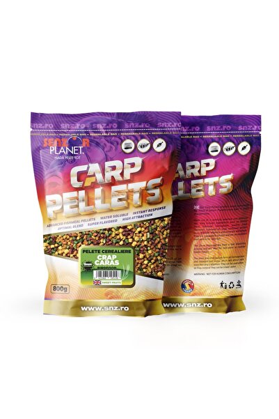 Senzor Planet PELETE CEREALIERE CRAP CARAS (MIX CULORI) 3mm 800g