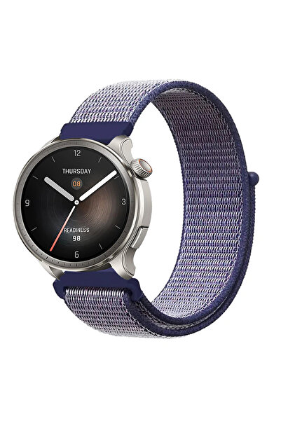 Tagomoon Amazfit Balance ile Uyumlu Kordon Cırt Cırtlı Spor Kumaş Kayış