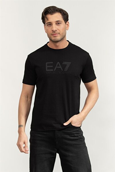 EA7 Erkek Bisiklet Yaka T-Shirt