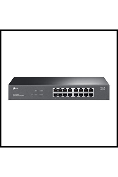 TP-LINK Ls1016g, Green Tech, 16 Port Gigabit, Yönetilemez, Metal Kasa, Masaüs...