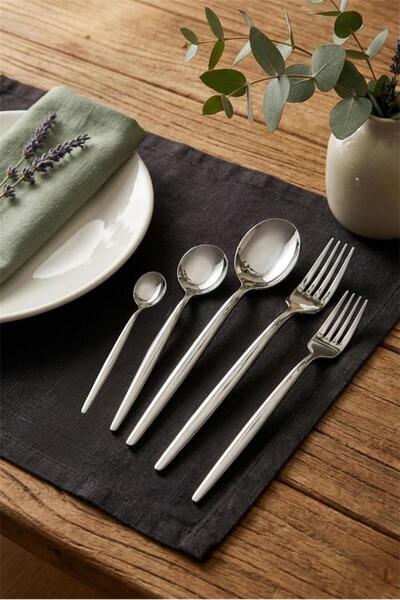 Bayev Lisbon 60 Piece Stylish Cutlery Set - Stainless Steel Cutlery Set for 1...