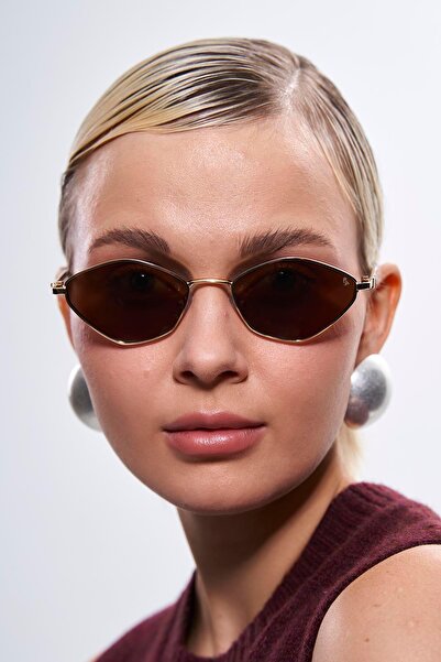 Bilge Karga Melfi Gold Brown Sunglasses