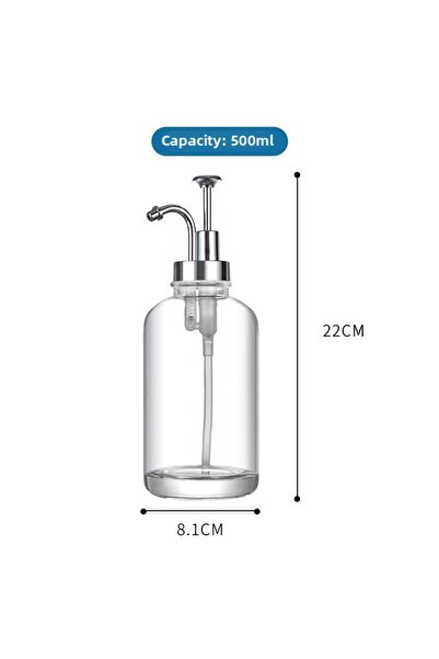 Choice3 One Size silver 500ml 1pcs Drinkware Coffee Syrup Dispenser Accessori...