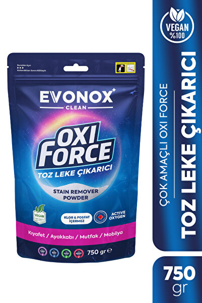 Evonox Clean Oxi Force σκόνη αφαίρεσης λεκέδων 750 gr