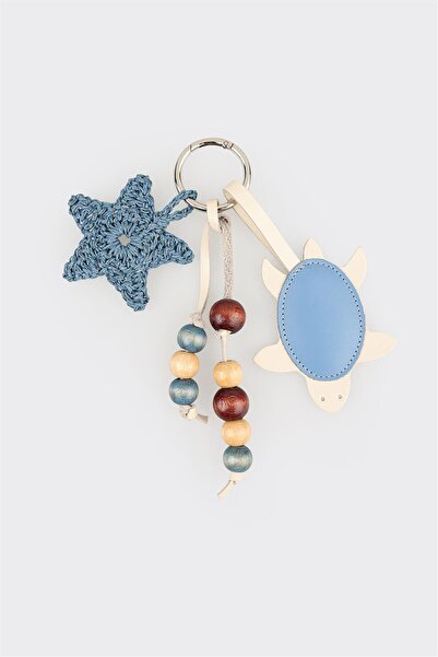 Elle Shoes Mavi Çanta Charm Anahtarlık