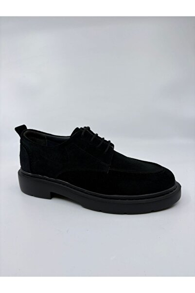 Papuccu Men's Black Suede Classic Shoes