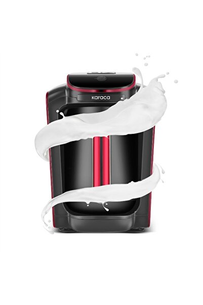Karaca Hatir Neo-S Milk Turkish Coffee Machine 5 Cup Capacity Ruby