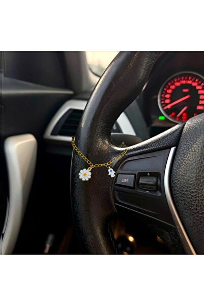 feyza collection Otomobil Direksiyon Charmı, Oto Aksesuarı, Papatya ve Nazarl...