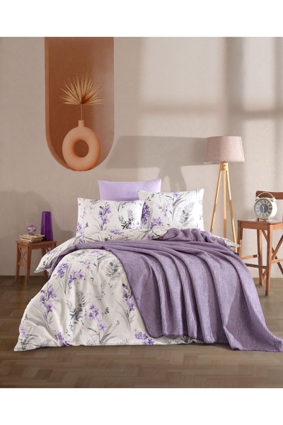 NazeninHome With Blanket |   Winter Blanket Duvet Cover Set 100% Cotton Ranfo...