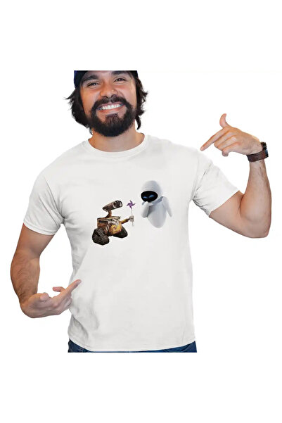 OEM Tricou Barbati Wall-E Morisca Eve Dragobete Velentines Day Romantic
