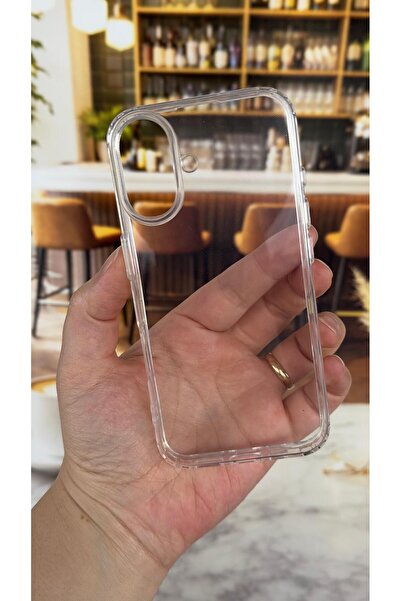 Vip Case iPhone 16 Compatible Transparent Shock-Absorbing Camera Protected Cl...
