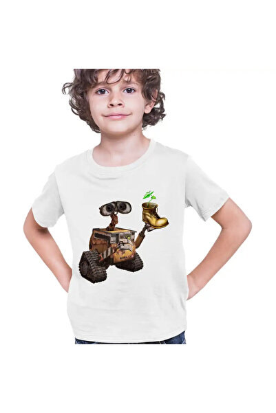 OEM Tricou Copii Baieti Wall-E Planta Floare Cizma Bocanc Papuc Robot Viitor