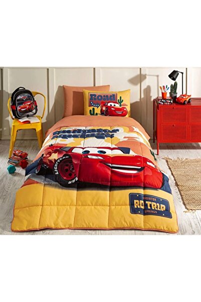 VELLON HOME 5 PARÇA TEK KİŞİLİK UYKU SETİ DİSNEY CARS