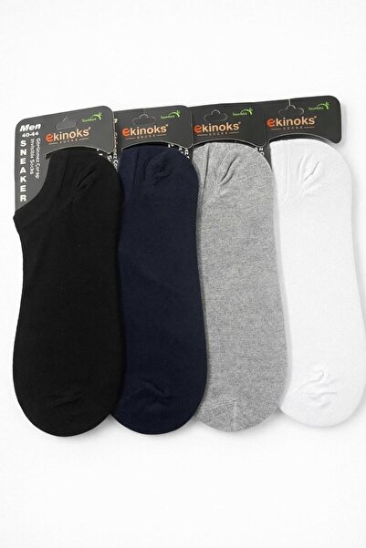Ekinoks çorap 4'lü Erkek Görünmez Çorap BAMBU-GÖRÜNMEZ