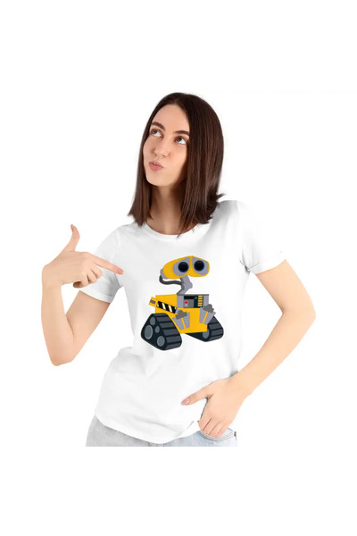 OEM Women's T-Shirt Wall-E Future Adventures SF Robot Recycled Garbage