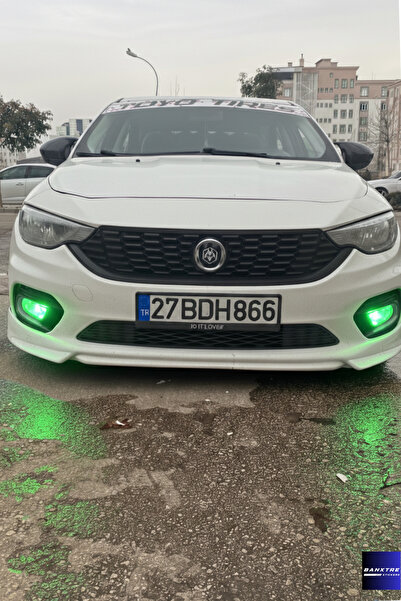 Banxtre Fiat Egea için Yeşil Renk Far Sticker (Sağ Ve Sol)