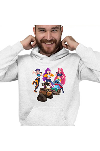 OEM Hanorac Barbati Wall-E Huntrix Stitch K-Pop Demon Hunters