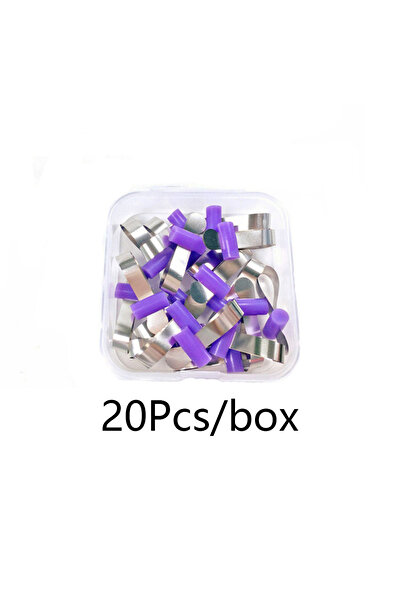 Choice3 20 قطعة بنفسجية 20/50 قطعة من صفائح تشكيل الأسنان، قوالب معدنية محددة...