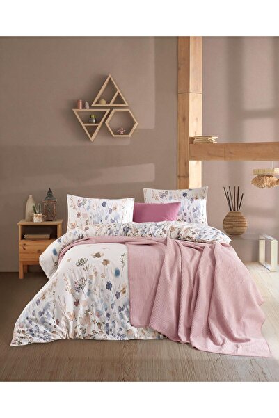 NazeninHome With Blanket |   Winter Blanket Duvet Cover Set 100% Cotton Ranfo...