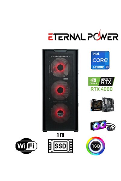 ETERNAL POWER Intel i9 14900K RTX 4080 Gaming PC | 16GB DDR5 | 1TB NVMe M.2 |...