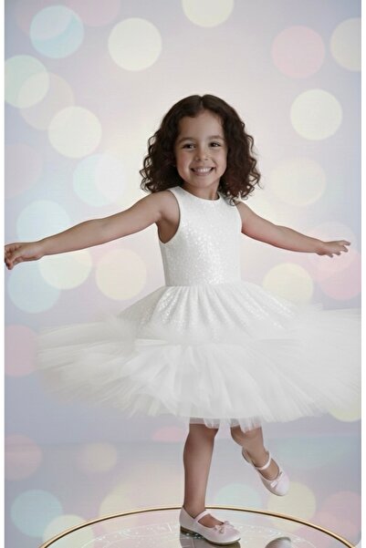 Asel Kids ДІВЧАТКА ПАЙЕТНА СУКНЯ СПЕЦІАЛЬНИЙ ДЕНЬ ПАРТІ