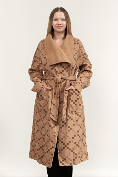 Karl Lagerfeld Reversible Kadın Mont Bej