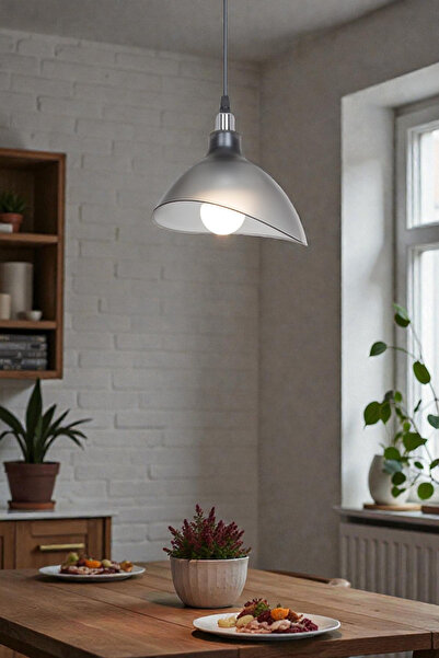 decory De-Esta Tekli Sarkıt Avize, Özel Elips Tasarım Hol, Mutfak, Yatak ve O...