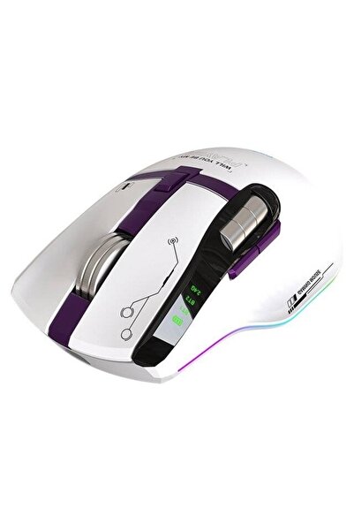 gaman Kablosuz Şarjlı Oyuncu Mouse 12.000DPI RGB Işıklı Gaming Mouse 800mAh B...