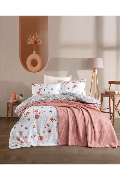 NazeninHome With Blanket |   Winter Blanket Duvet Cover Set 100% Cotton Ranfo...